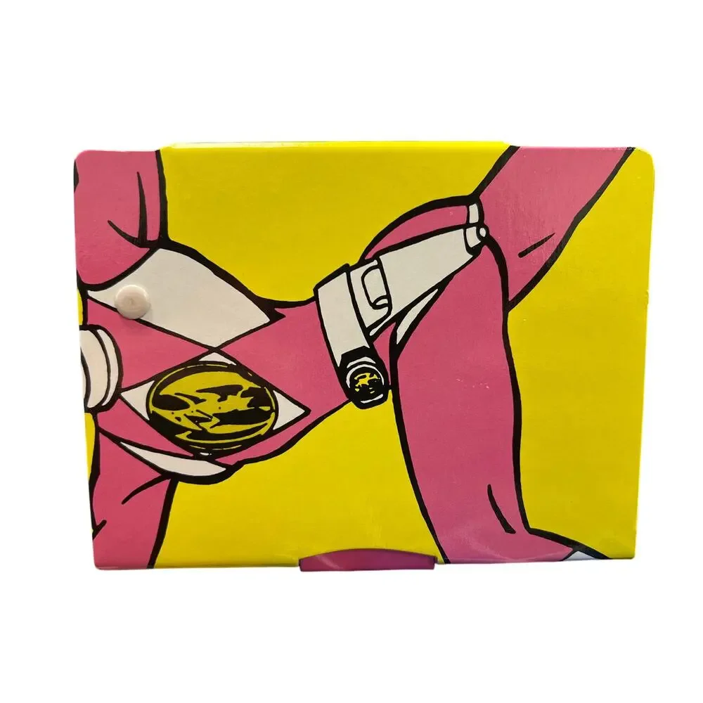 Vintage Mighty Morphin Power Rangers Flip-Up Book Pink Ranger 1994